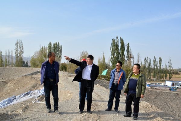 集团公司总裁谢永生莅临酒泉公司、黑枸杞公司莳植部督查项目建设及“百日攻坚”行动开展情形 - bevictor伟德官网新闻 - 新闻中心 - 公司,nbsp,酒泉,项目,情形,总裁,集团公司,攻坚,谢永生