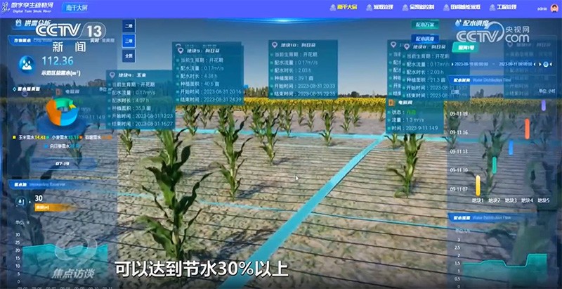 3月16日，，，央视新闻频道报道，，，今日，，，疏勒河灌区多个渠首陆续开闸，，，借助数字孪生等手艺，，，134万亩农田得以痛饮“智慧”水，，，实现了水资源的高效使用和农田的精准浇灌。。。。。。 - 大事记 - 大事记 - 农田,3月,实现,痛饮,智慧,水资源,高效,使用,精准